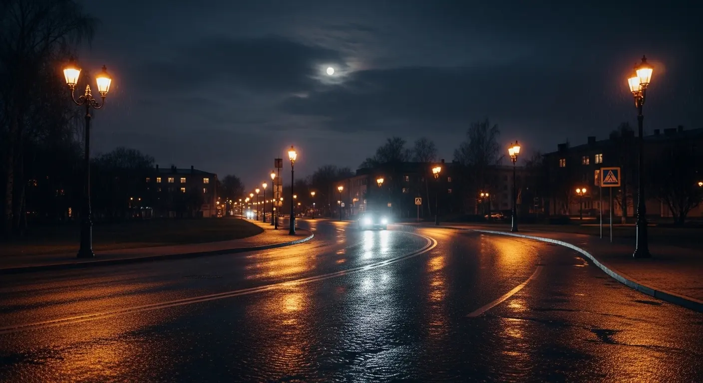 LED 4000K nas ruas residenciais