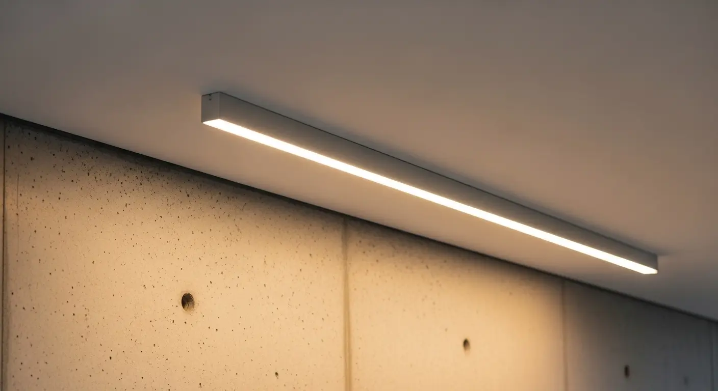 Luminária slim esquenta e perde luz